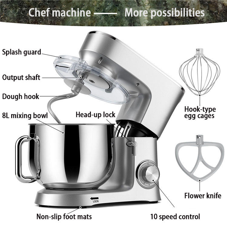 1500W Multifunctional Stand Mixer