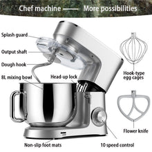 Load image into Gallery viewer, 1500W Multifunctional Stand Mixer