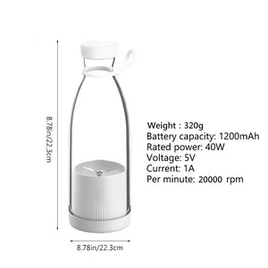 Fruit Vegetable Tools Portable Blender Bottle