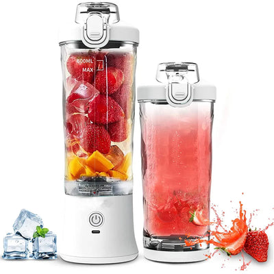 600ML Portable Blender Electric Juicer Mixers